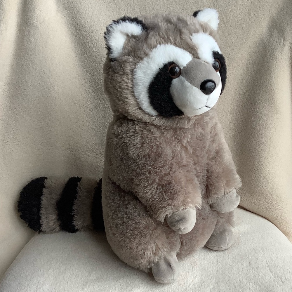 Marshall’s Home Goods Plush Raccoon with Warming Pack Inside Stuffed Animal Toy